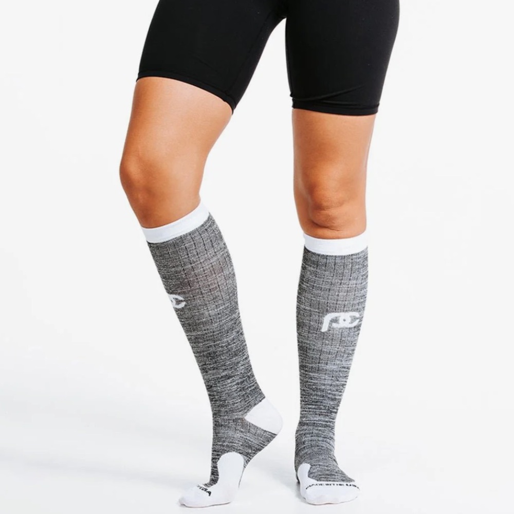 Gray Compression Socks - Picture 2 of 6
